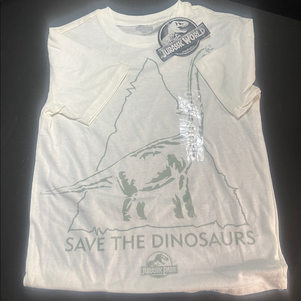 Universal Cream Jurassic World Kids Tee